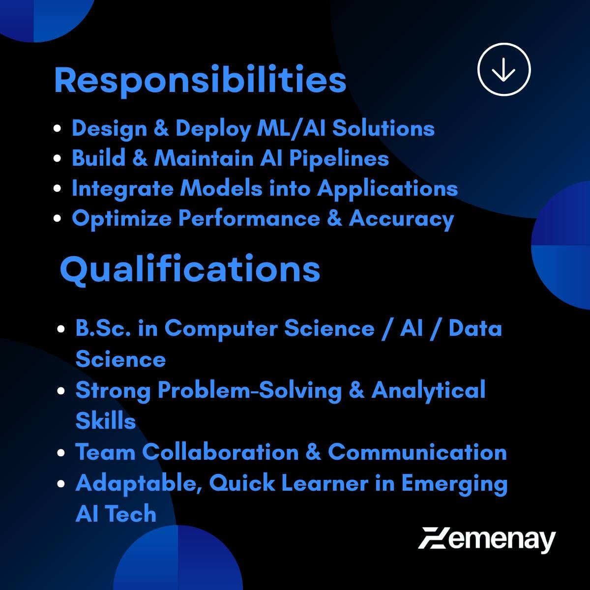 Zemenaytech's tweet photo. Join us as an AI Developer. We seek professionals skilled in Python, TensorFlow, and PyTorch to build sophisticated AI solutions. 

Apply here👇
https://t.co/ET44aEqdlz https://t.co/pMUU1YRHDw
