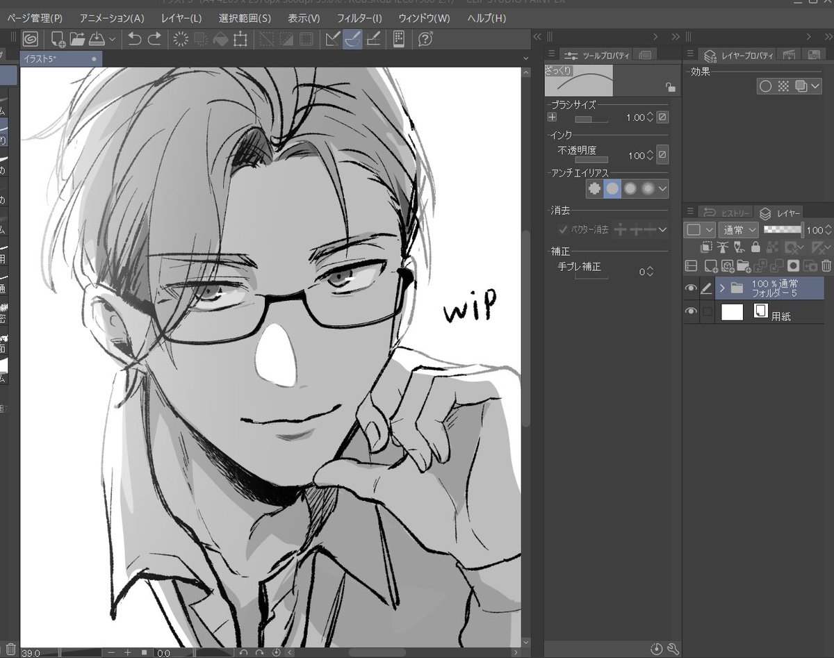 nmmg98's tweet photo. ５億年ぶりの落書き　ぷ https://t.co/IROyUmQgth
