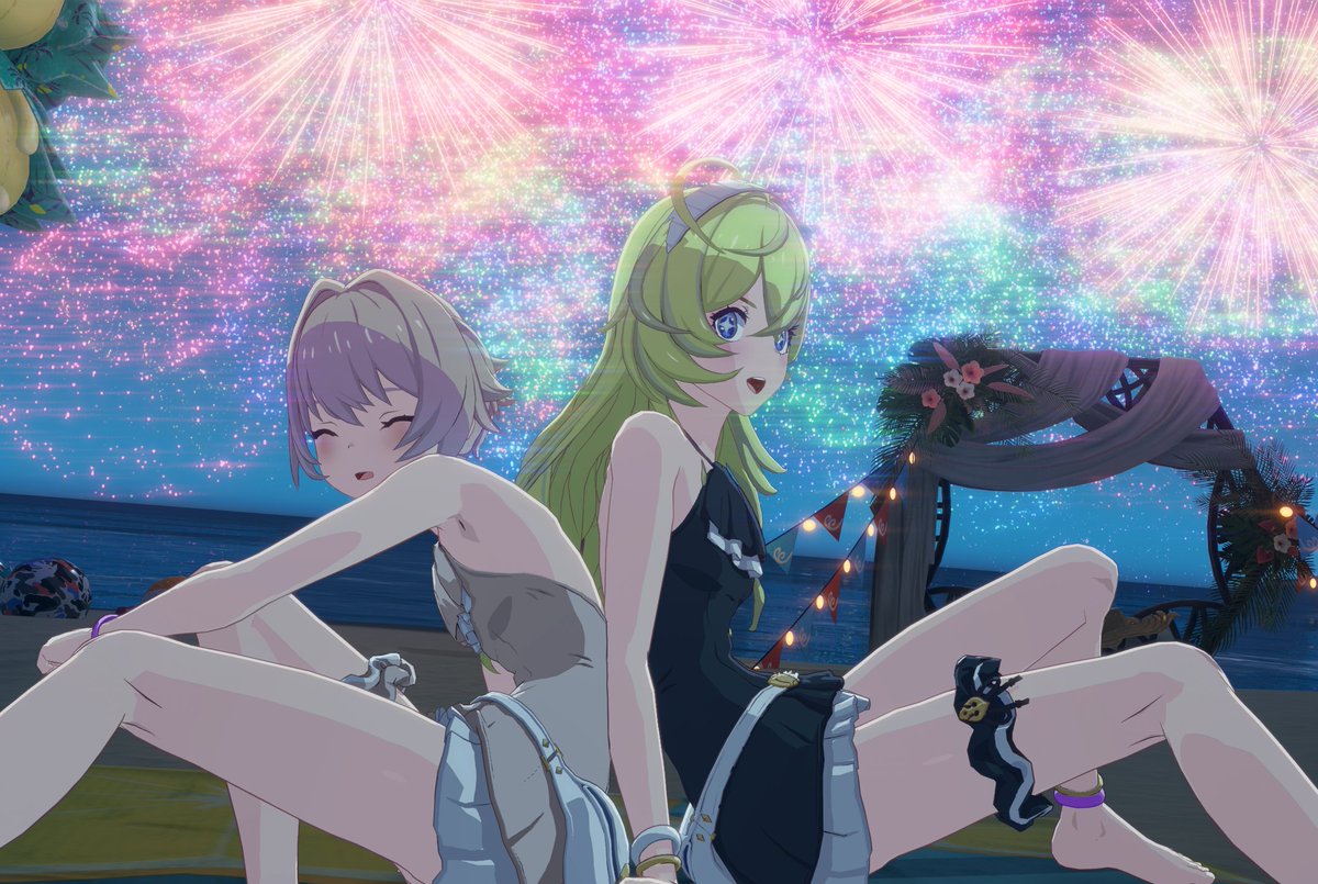 b0kechi's tweet photo. だんごちゃん@dango117117と花火大会撮ってきた！
２Sで花火はなかなかに高難易度でした…！
誘ってくれてありがと～
#スタレゾSS #BPSR https://t.co/guTdNG3M5d