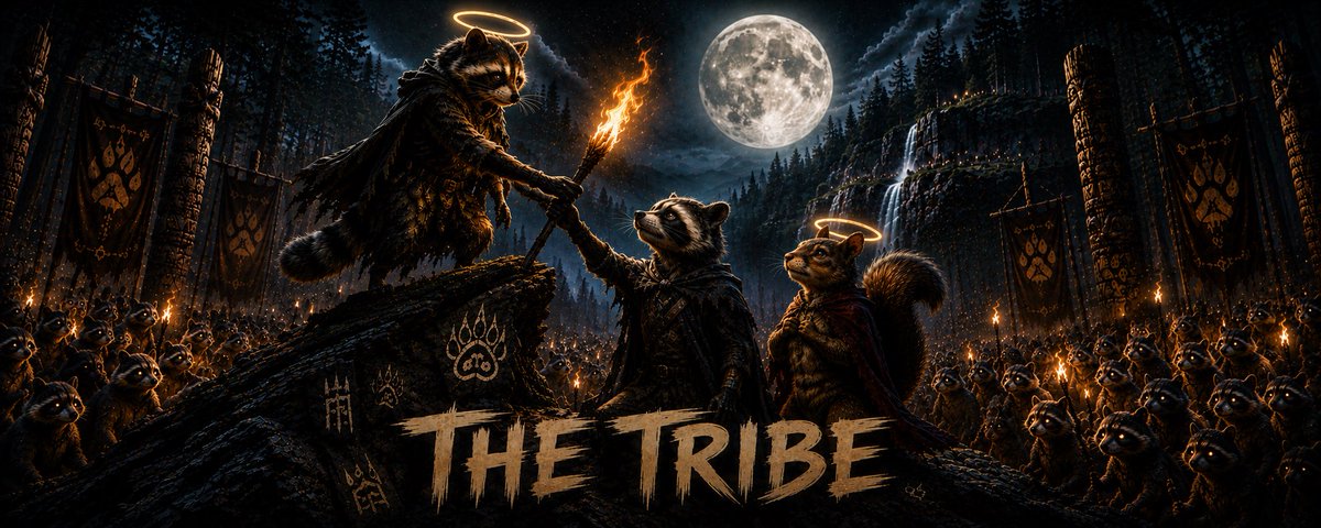 TheTribeOnSOL's tweet photo. Every legend starts alone.

Every movement becomes a $TRIBE.

D95sRXVqLcSWEjS4UwnuxwJCrSVJ33SCpNsSNFyDpump

The lore of the Great 3 animals who rose above all hardships of the world, became beloved figures. The torch passed down from animal to animal. $FRED $PNUT $Jimothy https://t.co/8x3SmLe1BO
