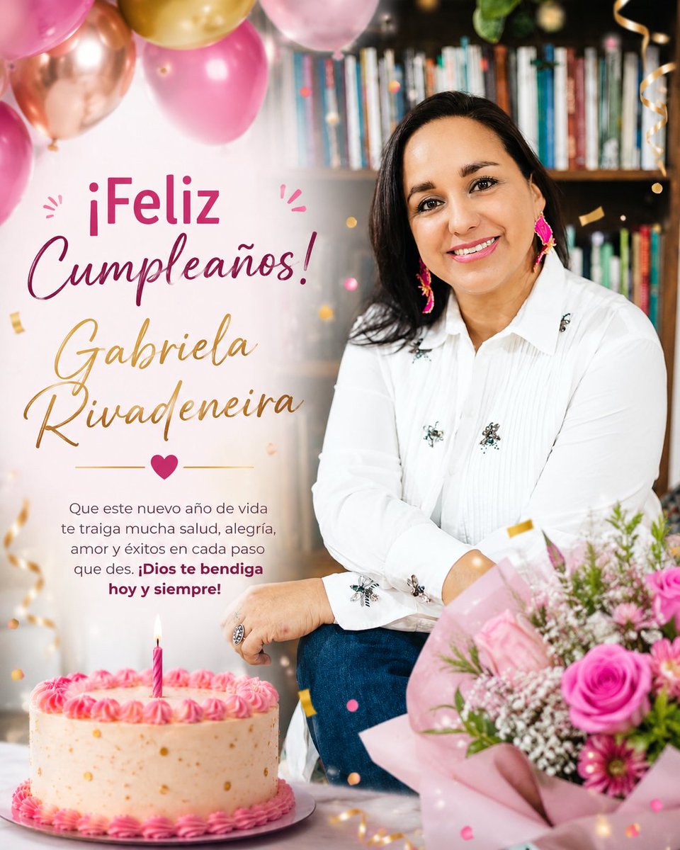 darlynsteeven's tweet photo. Feliz cumpleaños mi querida @GabrielaEsPais , que Dios la siga bendiciendo y llenando de muchos éxitos, un abrazo fraterno 🤗 https://t.co/aekJbMm1dn