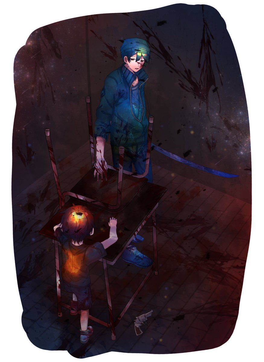 U4Ikk's tweet photo. 数年前の絵 https://t.co/0nB9ycc8Qk