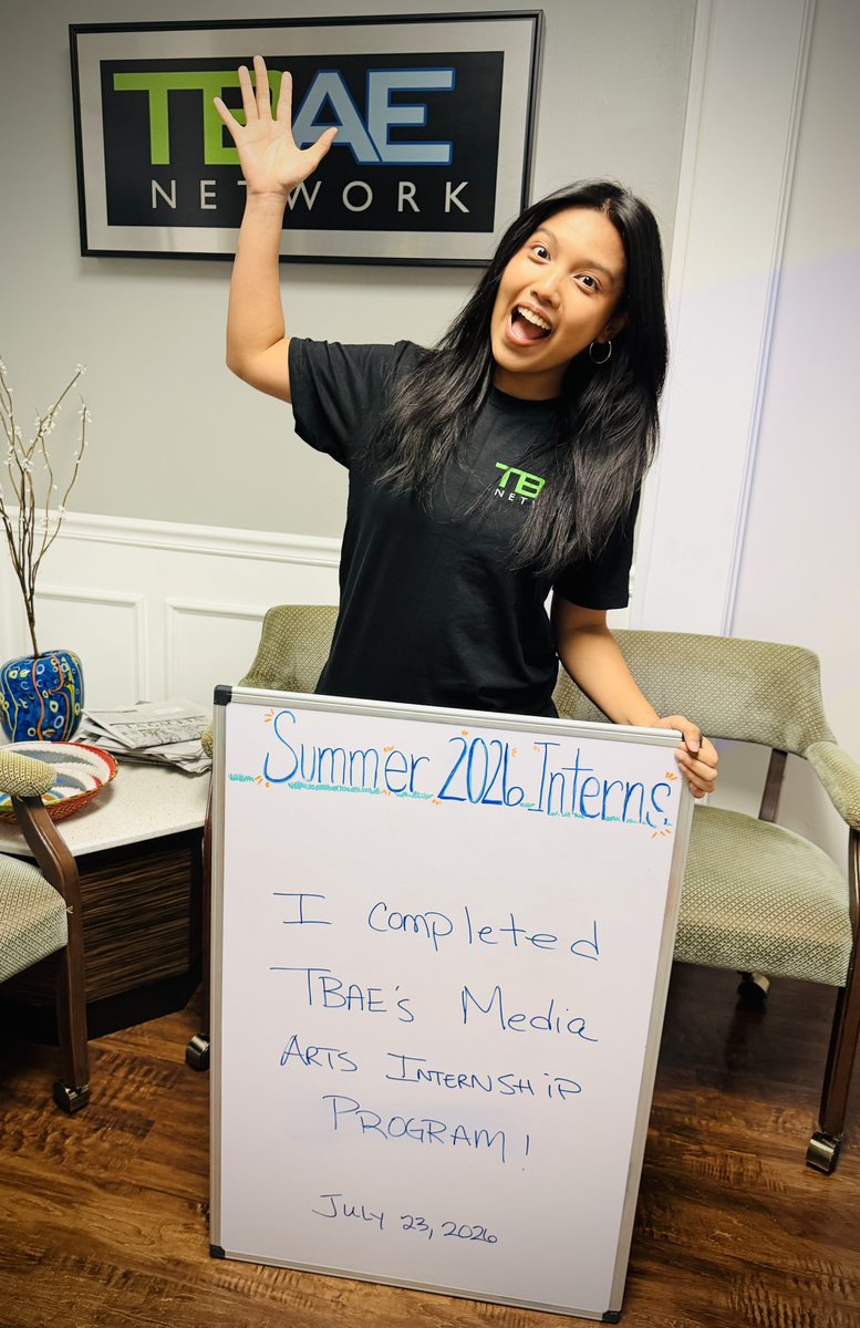 TBAEnet's tweet photo. We said a heartfelt goodbye to our incredible Summer Interns! Thank you Claire Manin and Maurani Azania for bringing fresh energy, creativity, and sharp minds to the TBAE team this summer. 
#SummerInterns #ThankYou #tbaenet #realworldexperience #productionlife https://t.co/wxN9WHK04W