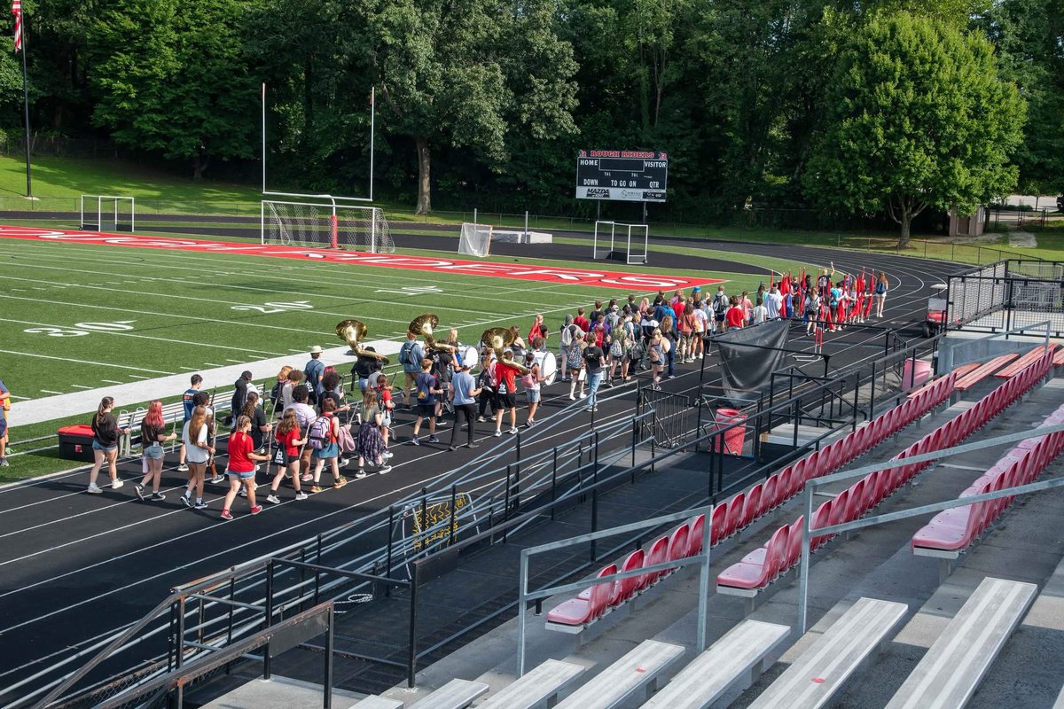 RoughRidersKENT's tweet photo. The Rough Rider Marching Band is putting the finishing touches on another season of music, tradition, and school spirit. From Kent Script to the songs that get the crowd involved, they help make Friday nights at Roosevelt something everyone looks forward to.

#KentRiderPride https://t.co/poW7wiJTkj