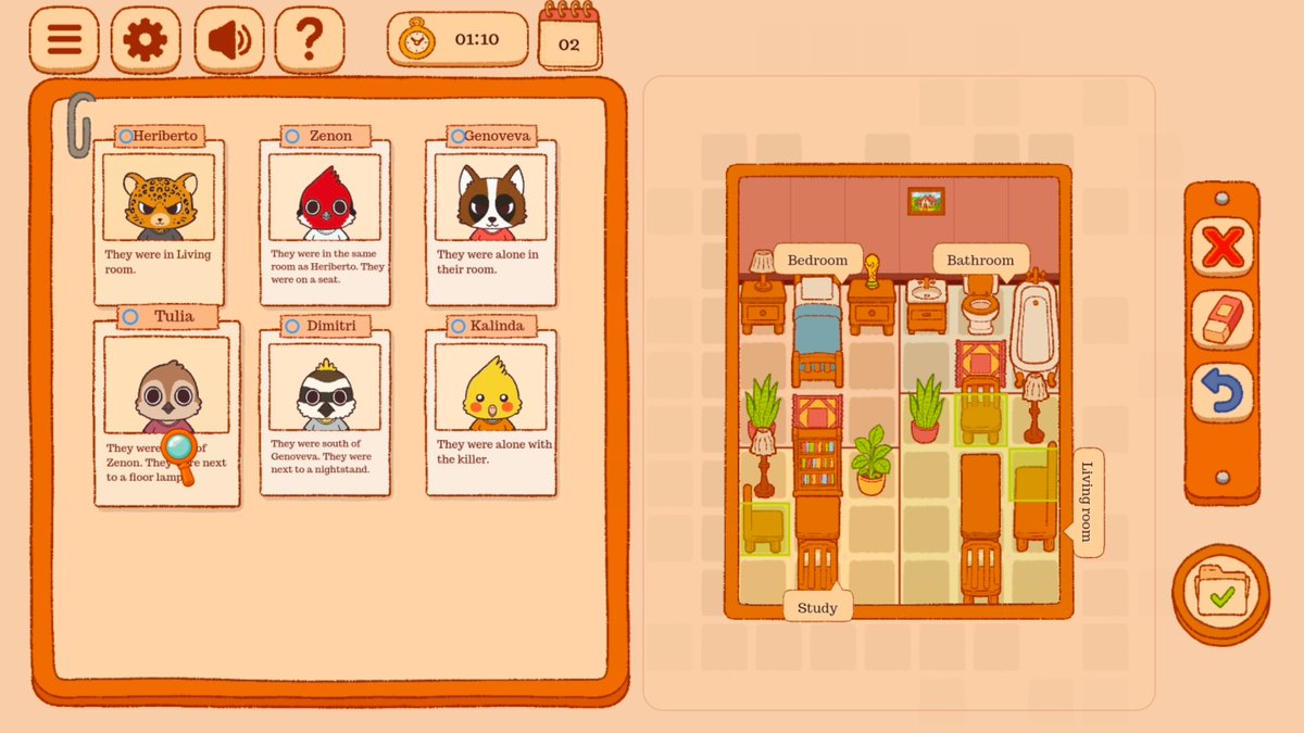 TranquiGames's tweet photo. Welcome to the mansion!

Someone has committed a crime, and it's up to you to find out who did it...

Follow the clues, place the suspects, and uncover the mystery in this cozy puzzle detective game.

https://t.co/Kz0BbrkzYN

#indiegame #puzzlegame #casualgame #screenshotsaturday https://t.co/vIASGfXtVo
