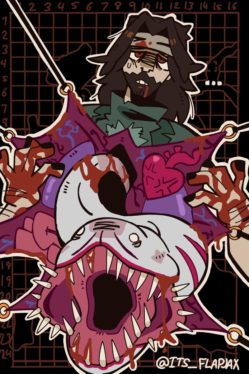 ItsFlapjax's tweet photo. I checked he doesn't even have iron lungs #art #fanart #ironlung https://t.co/BFdM9i3LEb