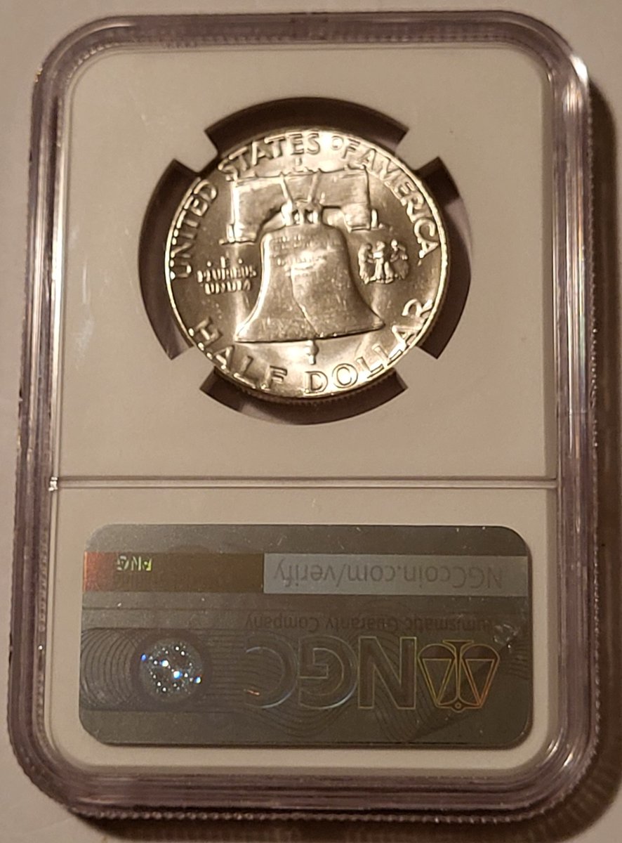 TNumismatics's tweet photo. **Coin of the Day**
1953 S Franklin Half Dollar Bugs Bunny Variety FS-401 MS66 NGC Fivaz Signed
Always FREE Domestic Shipping! https://t.co/lKDVZ4N3Lc
#coins #coincollecting #silvercoins #halfdollar #franklinhalf #coinvariety #varietycoin #NGC #ngccoins #ngccoin #gradedcoins https://t.co/yfvDBbAbZ3