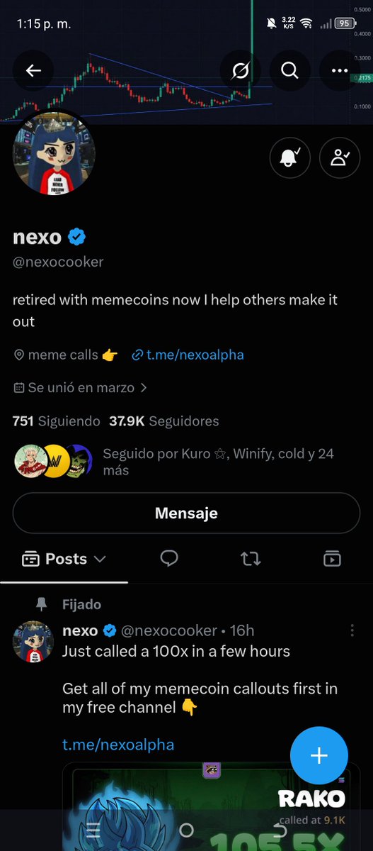 WanhedaCapital_'s tweet photo. @robbinhood22 @coldtrz @nexocooker Done all 🔔✅
Blessings to all and good luck to all. https://t.co/8dYym0cJ0f