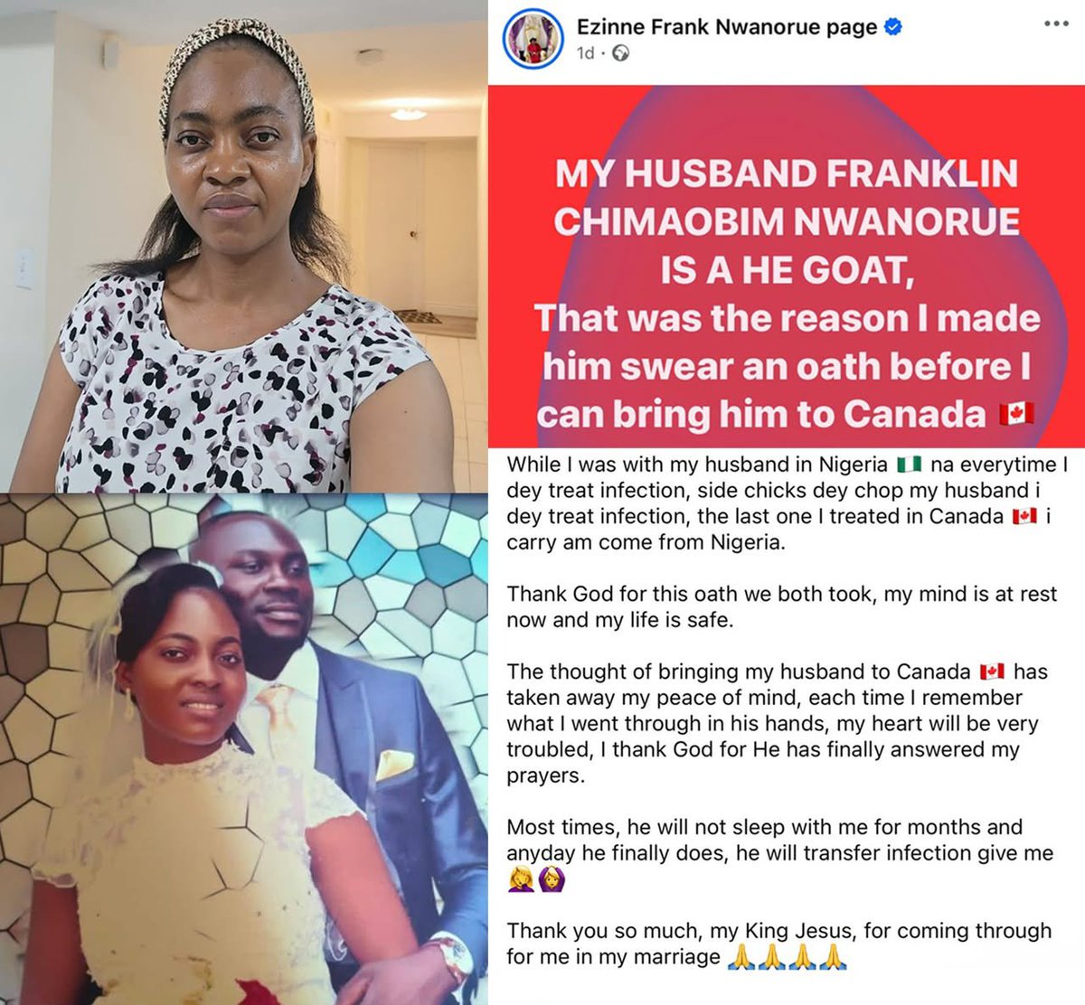 lillijmd's tweet photo. i won laugh die naso e dey be when woman guide pass u,buh na di man mumu himself why u go dey fuck and cheat on ur wife without using *TROJAN* he dey fuck like fool 😂😂😂😂😂 https://t.co/sw1tOk6eYP