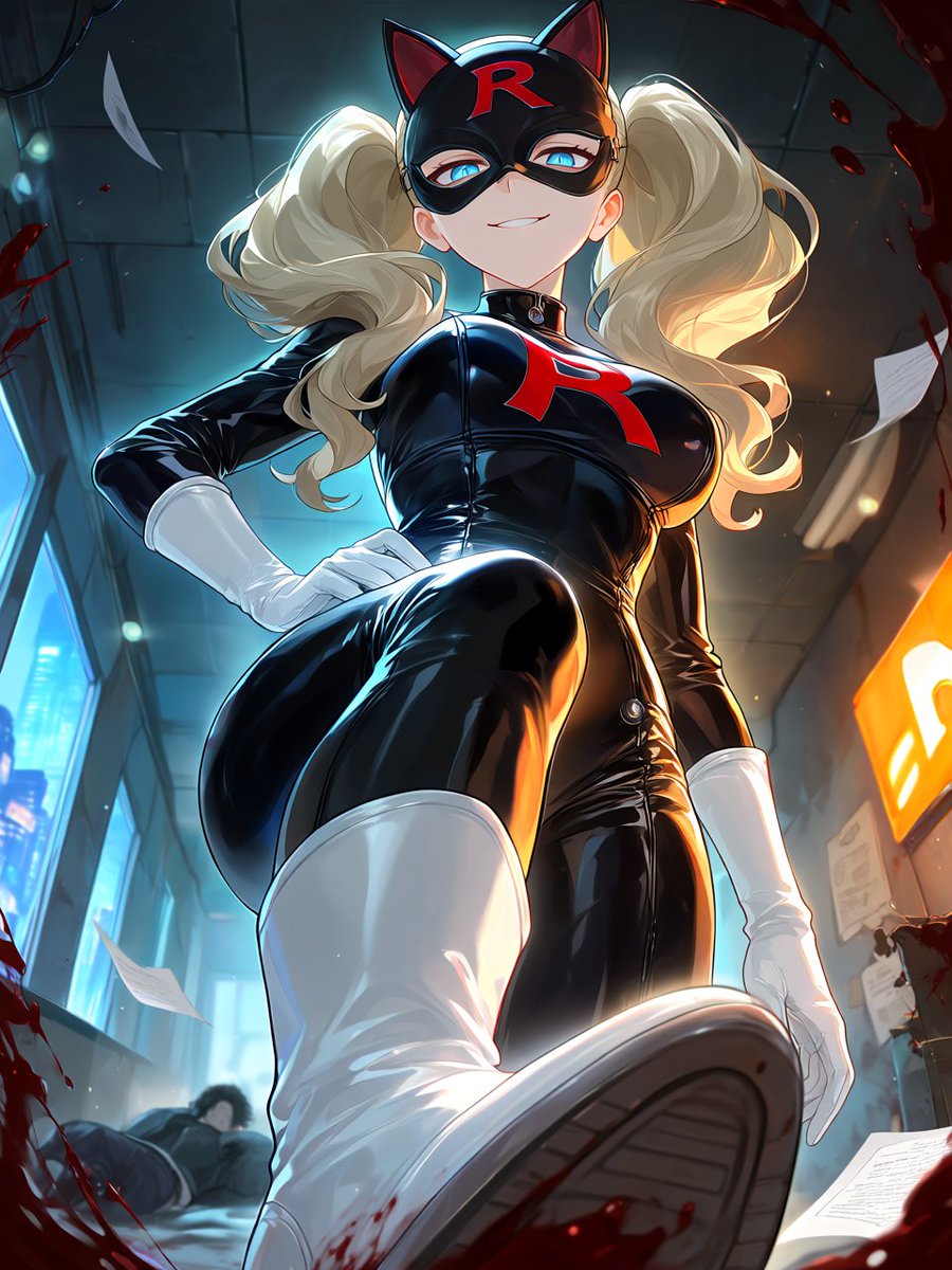 Lena_FaiRa's tweet photo. Finally found you, little mouse. How dare you resist Team Rocket? Surrender to me now, and I might just consider letting you live... as my personal shoe-shining machine https://t.co/jSygaH2enu