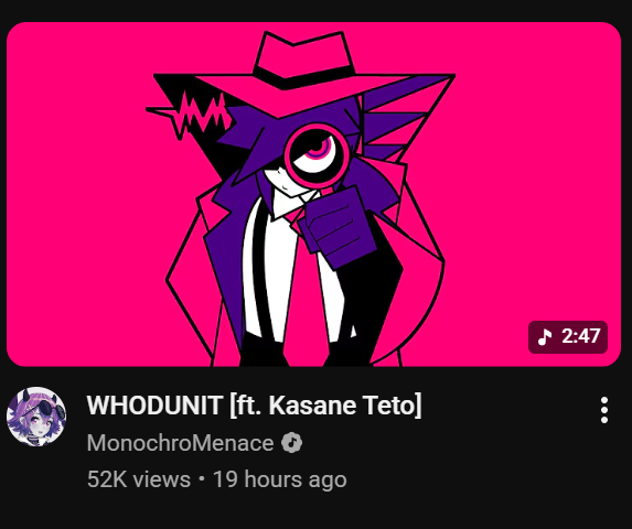 sochromatic's tweet photo. This is the 4th time an idea I have for a Vocaloid song gets made by someone else before I'm able to release mine. I'm gonna lose it. https://t.co/LAfqxpHbW8