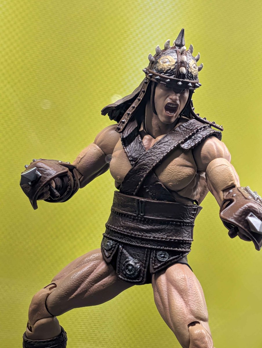 preterniadotcom's tweet photo. Mezco One:12 Conan the Barbarians, on display at SDCC. https://t.co/ndq5EKD3gY