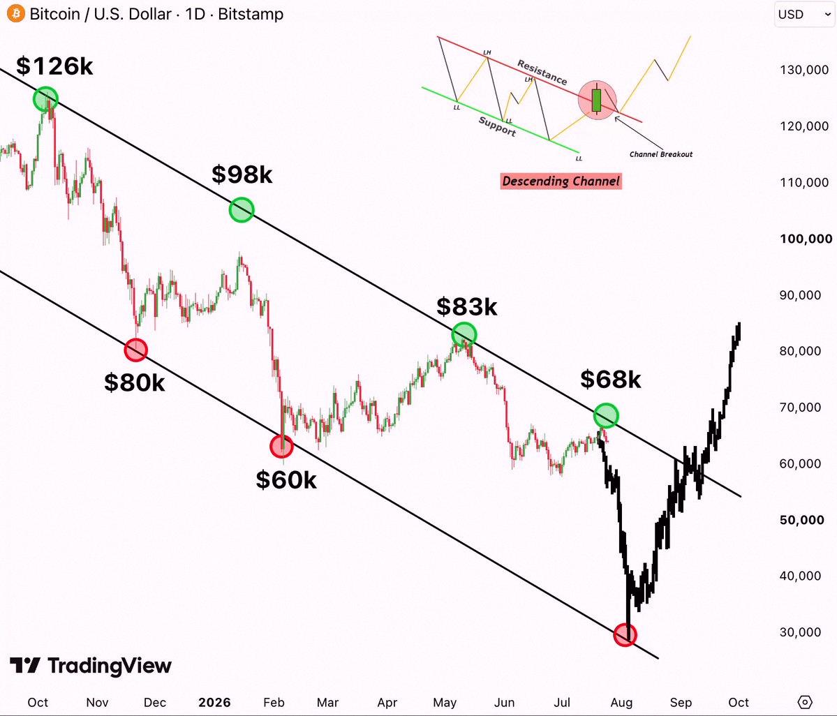 nsk_13's tweet photo. BITCOIN IS REPEATING HISTORY AGAIN...

The biggest $BTC dump is coming in the next few weeks.

But most people still don't REALIZE this:

$83K → $58K → $68K → $40K → $70K → $108K

Every bounce is an opportunity for people who know where this stops.

Do NOT get sha https://t.co/gyAzOvhm5F