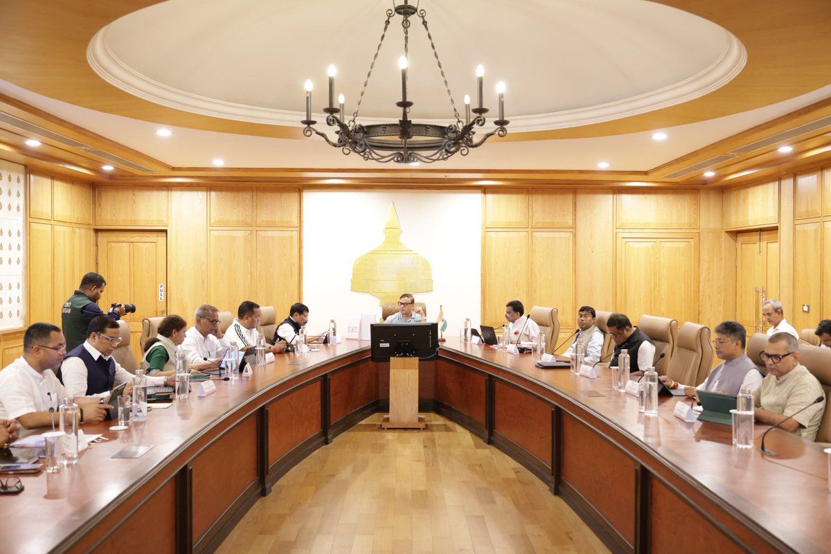 ATULBORA2's tweet photo. Attended the Assam Cabinet meeting held today under the chairmanship of Hon'ble Chief Minister Dr. @himantabiswa, where several important decisions were taken in the interest of the State. https://t.co/ezqcflgtUV