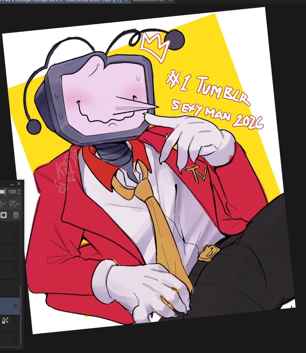 vesperdawnz's tweet photo. Stupid old tv chud (wip 👀)
#Tenna #Deltarune https://t.co/JzjmKZ2tum