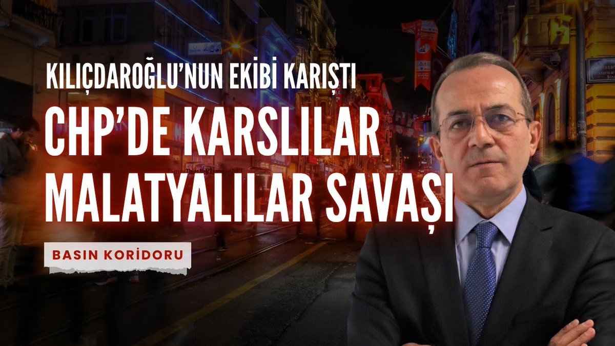 sabansevinc2's tweet photo. Yeni video

CHP’de kavga patladı
-Kılıçdaroğlu ekibinde Karslılar Malatyalılar kavgası

-Kılıçdaroğlu’nun rakipleri Salıcı ve İnce olacak

Linkte
https://t.co/hhlR9xuzHo https://t.co/TRAJaJGyHX