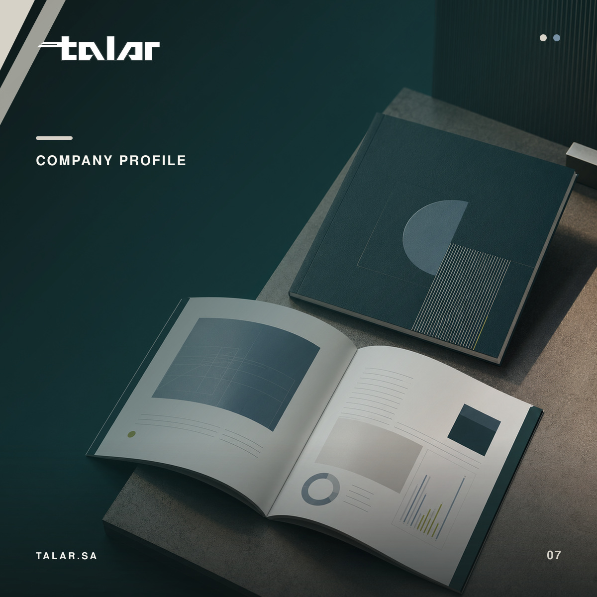 TalarCompany's tweet photo. بروفايل الشركة ليس ألبوم صور؛ بل أداة مبيعات تشرح من أنتم، ماذا تقدمون، ولماذا يختاركم العميل.

في تلار نطوّر المحتوى والهيكل والتصميم، بنسخة رقمية وأخرى جاهزة للطباعة.

للبدء: https://t.co/RnBrHGDaRC

#تلار #بروفايل_شركة https://t.co/5q1hFckwKj