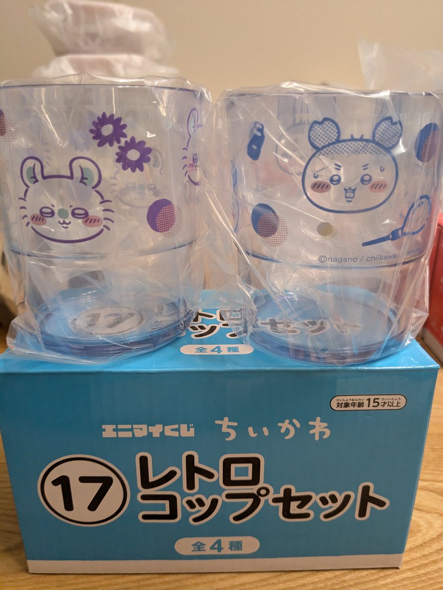 Pommes2_Ringo's tweet photo. エニマイくじ　ちいかわ　交換

【譲】⑰コップモモンガ＆古本屋
　　　くり＆シーサー

【求】⑱豆皿
　　　モモンガ＆古本屋
　　　またはハチワレ＆ラッコ
　　　⑬ポーチ ちいかわ＆ハチワレ

郵送＞都内手渡し交換 https://t.co/uv1AwSuX56