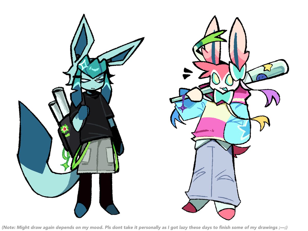 MochiCake0's tweet photo. Anthro ver of these two

[#Eeveelutions] https://t.co/qS8Q1vuzBI