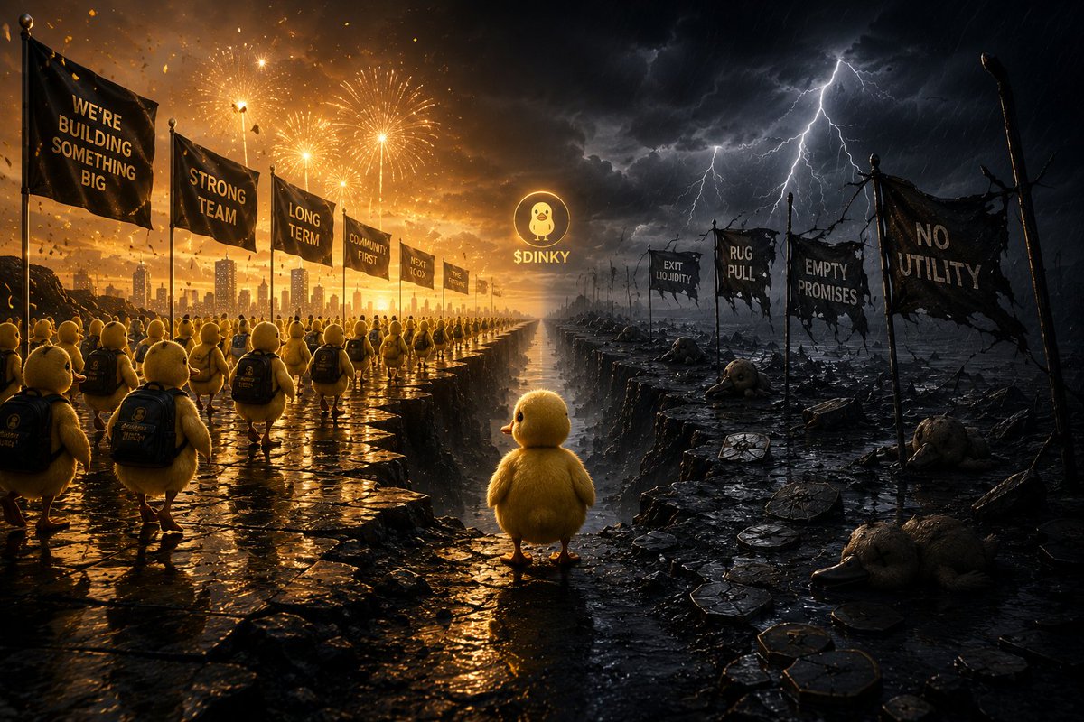SenRexin's tweet photo. @0x_Pr0mise Some projects manufacture hype.
Others quietly manufacture conviction.
The second category usually wins.
$DINKY 🦆 https://t.co/l9v26CCgMi