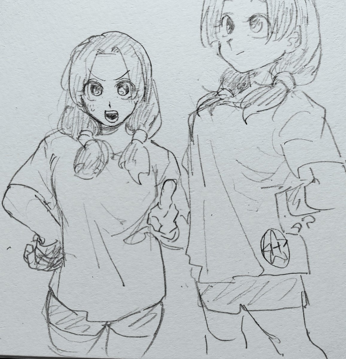 usa______poi's tweet photo. なんだかんだ初めて描いたかもな落書き https://t.co/hhgKWyT97B