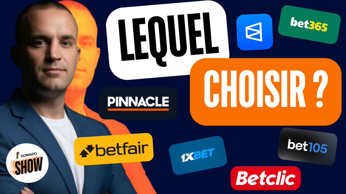 Doradobetting's tweet photo. 🗓 Le programme des prochains épisodes du #DORADOSHOW ⤵️

📍 29 juillet 2026: 
 
🎯 Quel est le meilleur bookmaker ? Voici comment bien le choisir 

📍 05 août 2026:
 
🎯 Une IA peut-elle gagner de l’argent en paris sportifs ? Ce que révèle cette expérience

🇫🇷🇧🇪🇨🇭 18h00 (Europe)
🇨🇦 12h00 (Montreal, Québec)
🌍 17h00 (Afrique francophone)
🌏 01h00 (pour les francophones vivant en Asie)

Tous les épisodes seront également disponibles sur Spotify, Apple Podcasts et Amazon Music. 🎧