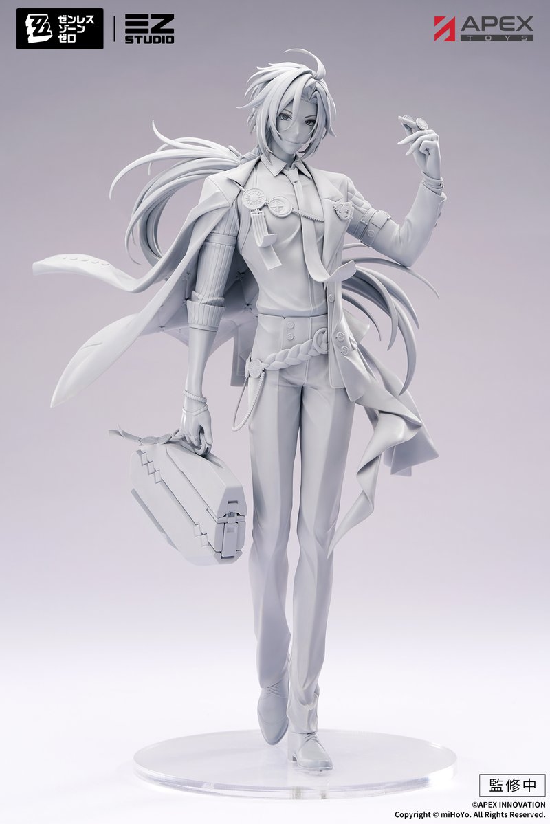 APEX_TOYS's tweet photo. 〓原型公开〓
出自游戏《绝区零》中的角色登场。

本次我们为大家带来APEX-TOYS 新作【绝区零 仪玄·独步沧溟 Ver.】1/7 比例手办的彩色原型展示和【阵营系列 反舌鸟 雨果】、【阵营系列 反舌鸟 薇薇安】、【阵营系列 怪啖屋 浮波柚叶】1/7 比例手办的原型展示。

后续产品进度欢迎绳匠持续关注，也请期待今后更多情报解锁。
#APEXTOYS #ゼンゼロ #zzzero #HoYoverse #WF2026S