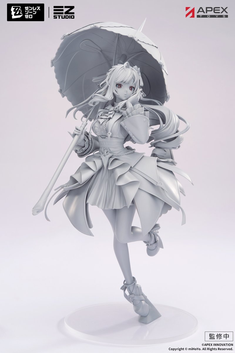 APEX_TOYS's tweet photo. 〓原型公开〓
出自游戏《绝区零》中的角色登场。

本次我们为大家带来APEX-TOYS 新作【绝区零 仪玄·独步沧溟 Ver.】1/7 比例手办的彩色原型展示和【阵营系列 反舌鸟 雨果】、【阵营系列 反舌鸟 薇薇安】、【阵营系列 怪啖屋 浮波柚叶】1/7 比例手办的原型展示。

后续产品进度欢迎绳匠持续关注，也请期待今后更多情报解锁。
#APEXTOYS #ゼンゼロ #zzzero #HoYoverse #WF2026S