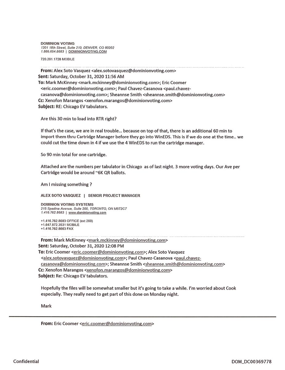 PeterBernegger's tweet photo. Dear President Trump - the election fraud is sovereign fraud and you know that. It is not China, although they had their hands in it. The election fraud is coming from our own govt. = CIA, FBI, DARPA, DIS, DIA, the State Dept. and its subcontractors, US Army and others.  

Mr. President: who stopped the vote counting in the evening of November 3rd 2020? Name them. 

Cont. - along with the deep state, corrupt USA organizations (such as NGO's naming just one out of 55,000 we identified: @Actblue, and international actors such as Dominion out of Canada and Serbia, as these emails below show, there are tens of thousands of these emails.

Mr. President: why was the US Army out of Ft Huachuca found inside a Dominion EMS (computer server) at a county in the United States? Why did a US Army Officer, when we showed him the proof and asked him why they were in our voting systems, did he get white as a ghost, then abruptly end the conversation and walk away?

Mr. President: why is Georgia Tech University Professors meddling in our election servers joined at the hip with DARPA? Why are they inside our election networks? Would you like to see the emails? The contracts?
@realDonaldTrump @HarmeetKDhillon @DAGToddBlanche @ParikhClay @AAGDhillon @SheriffLeaf @RegJoeShow @hotgovernment1 @USAttyPirro @MarkLynchSC @USAttyChattah @EmeraldRobinson @TulsiGabbard
