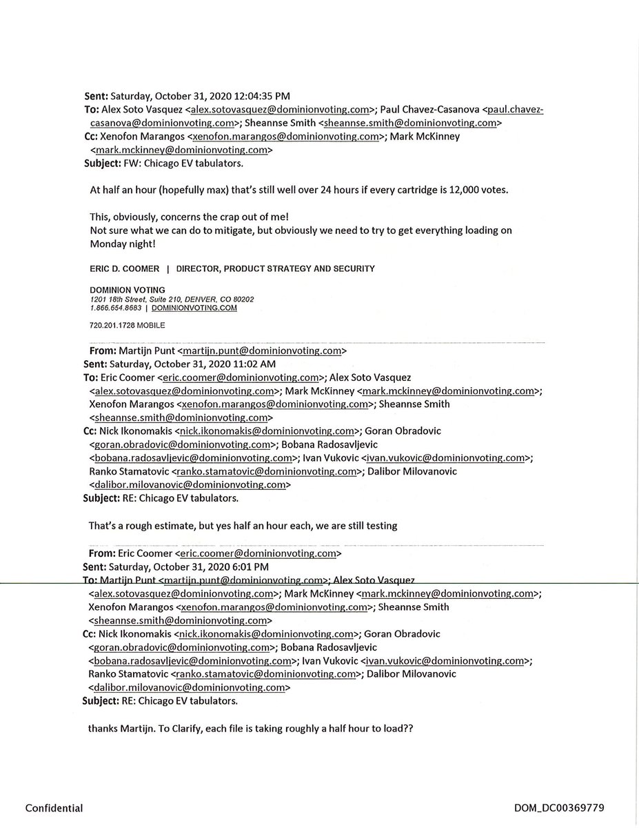PeterBernegger's tweet photo. Dear President Trump - the election fraud is sovereign fraud and you know that. It is not China, although they had their hands in it. The election fraud is coming from our own govt. = CIA, FBI, DARPA, DIS, DIA, the State Dept. and its subcontractors, US Army and others.  

Mr. President: who stopped the vote counting in the evening of November 3rd 2020? Name them. 

Cont. - along with the deep state, corrupt USA organizations (such as NGO's naming just one out of 55,000 we identified: @Actblue, and international actors such as Dominion out of Canada and Serbia, as these emails below show, there are tens of thousands of these emails.

Mr. President: why was the US Army out of Ft Huachuca found inside a Dominion EMS (computer server) at a county in the United States? Why did a US Army Officer, when we showed him the proof and asked him why they were in our voting systems, did he get white as a ghost, then abruptly end the conversation and walk away?

Mr. President: why is Georgia Tech University Professors meddling in our election servers joined at the hip with DARPA? Why are they inside our election networks? Would you like to see the emails? The contracts?
@realDonaldTrump @HarmeetKDhillon @DAGToddBlanche @ParikhClay @AAGDhillon @SheriffLeaf @RegJoeShow @hotgovernment1 @USAttyPirro @MarkLynchSC @USAttyChattah @EmeraldRobinson @TulsiGabbard