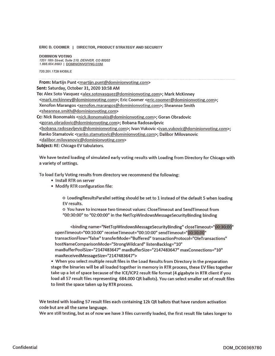 PeterBernegger's tweet photo. Dear President Trump - the election fraud is sovereign fraud and you know that. It is not China, although they had their hands in it. The election fraud is coming from our own govt. = CIA, FBI, DARPA, DIS, DIA, the State Dept. and its subcontractors, US Army and others.  

Mr. President: who stopped the vote counting in the evening of November 3rd 2020? Name them. 

Cont. - along with the deep state, corrupt USA organizations (such as NGO's naming just one out of 55,000 we identified: @Actblue, and international actors such as Dominion out of Canada and Serbia, as these emails below show, there are tens of thousands of these emails.

Mr. President: why was the US Army out of Ft Huachuca found inside a Dominion EMS (computer server) at a county in the United States? Why did a US Army Officer, when we showed him the proof and asked him why they were in our voting systems, did he get white as a ghost, then abruptly end the conversation and walk away?

Mr. President: why is Georgia Tech University Professors meddling in our election servers joined at the hip with DARPA? Why are they inside our election networks? Would you like to see the emails? The contracts?
@realDonaldTrump @HarmeetKDhillon @DAGToddBlanche @ParikhClay @AAGDhillon @SheriffLeaf @RegJoeShow @hotgovernment1 @USAttyPirro @MarkLynchSC @USAttyChattah @EmeraldRobinson @TulsiGabbard