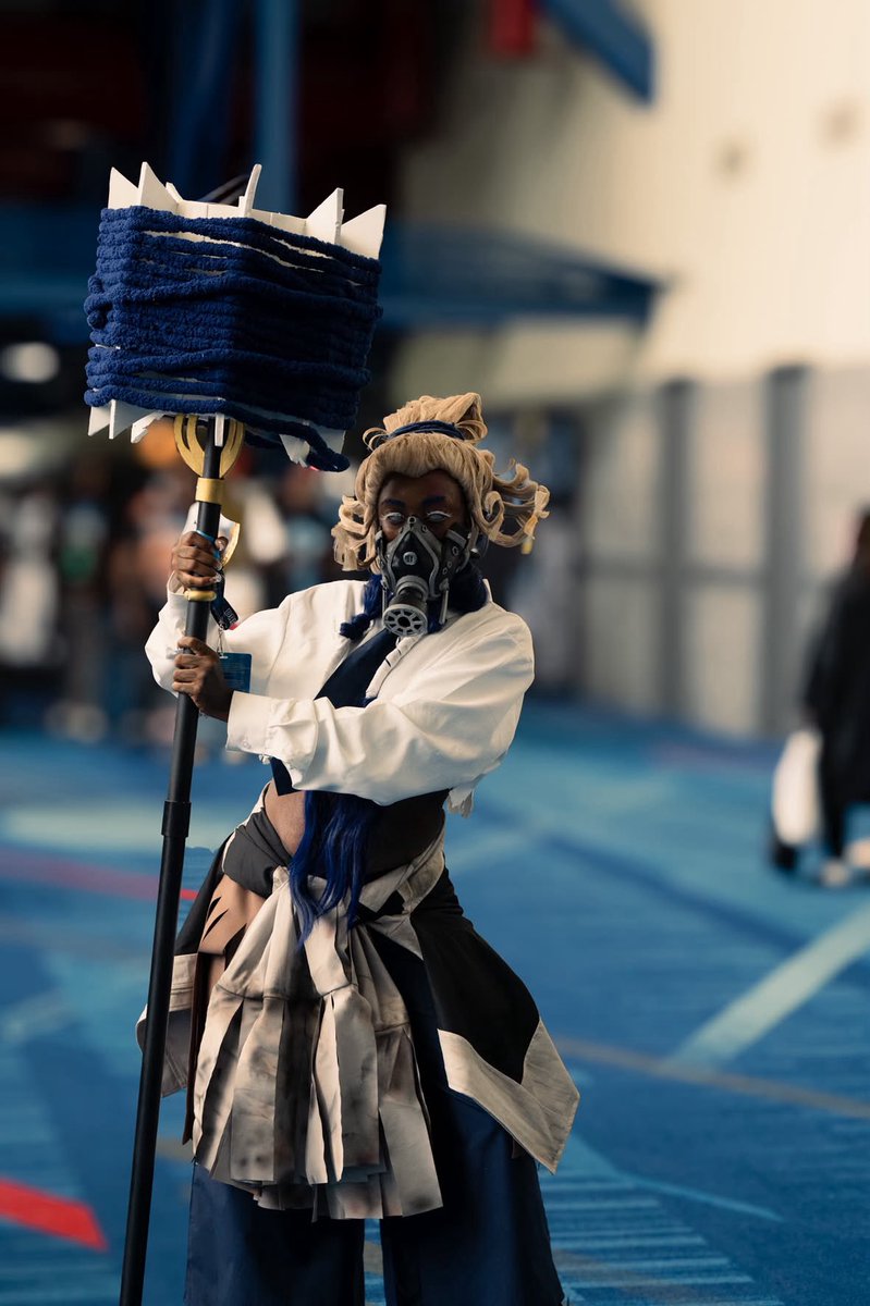 _DayummDez's tweet photo. Ride to Dream Con 💙🤙🏽

📸: @PlaneGangPilot 

#DayummDez #DreamCon2026 #Tamsycosplay #gachiakuta https://t.co/LFBUltuXh9