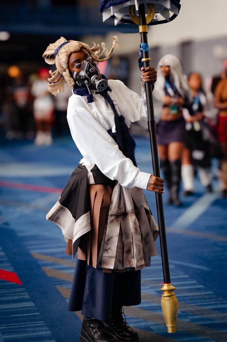 _DayummDez's tweet photo. Ride to Dream Con 💙🤙🏽

📸: @PlaneGangPilot 

#DayummDez #DreamCon2026 #Tamsycosplay #gachiakuta https://t.co/LFBUltuXh9