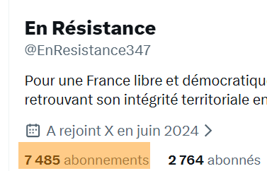 sardine94's tweet photo. @KadoKero vu la disproportion abonnements abonnés, ça ressemble fort à un compte #trolll
que Nous finançons ?
(le budget #commMatignon e explosé!= https://t.co/eCnUXdnoYM