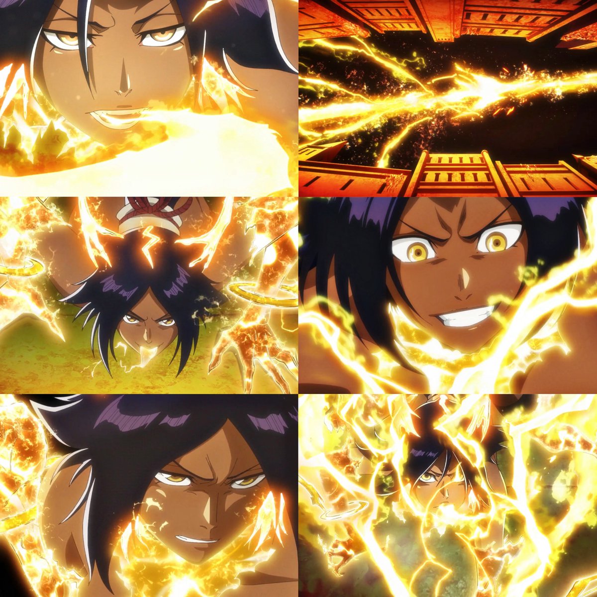 Rm_5aled's tweet photo. Yoruichi looks so good in first episode 🔥 https://t.co/lMxGfY0bNv