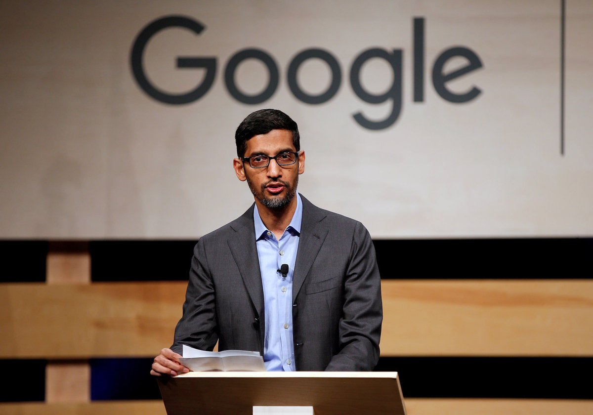 Parkerly28's tweet photo. just in: Sundar pichai CEO of Google turned $1B to $94B by investing in spaceX back in 2015 when the company is valued at $12B.

 The $1B got him 8% stake in SPCX.

Still in unrealised profit because he cannot sell till  Q3 of 2027. https://t.co/SKQ82g57Dt