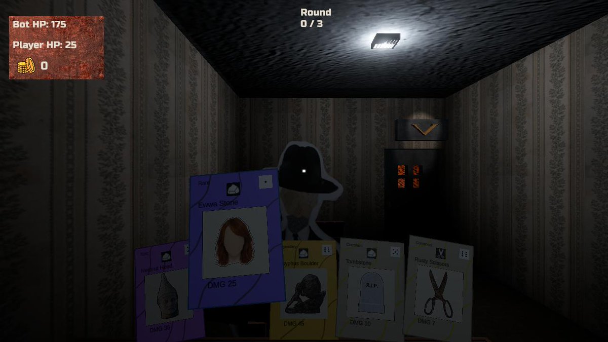 horusforgedev's tweet photo. Which card would be your favorite? 🃏

Ewwa Stone, Sisyphus Boulder, Rusty Scissors... pick your weapon.

Want even more surprising cards? Come play RPS: The Escape
https://t.co/cRRot8w2s7

#indiegame #roguelike #solodev https://t.co/0m0azcyhFY