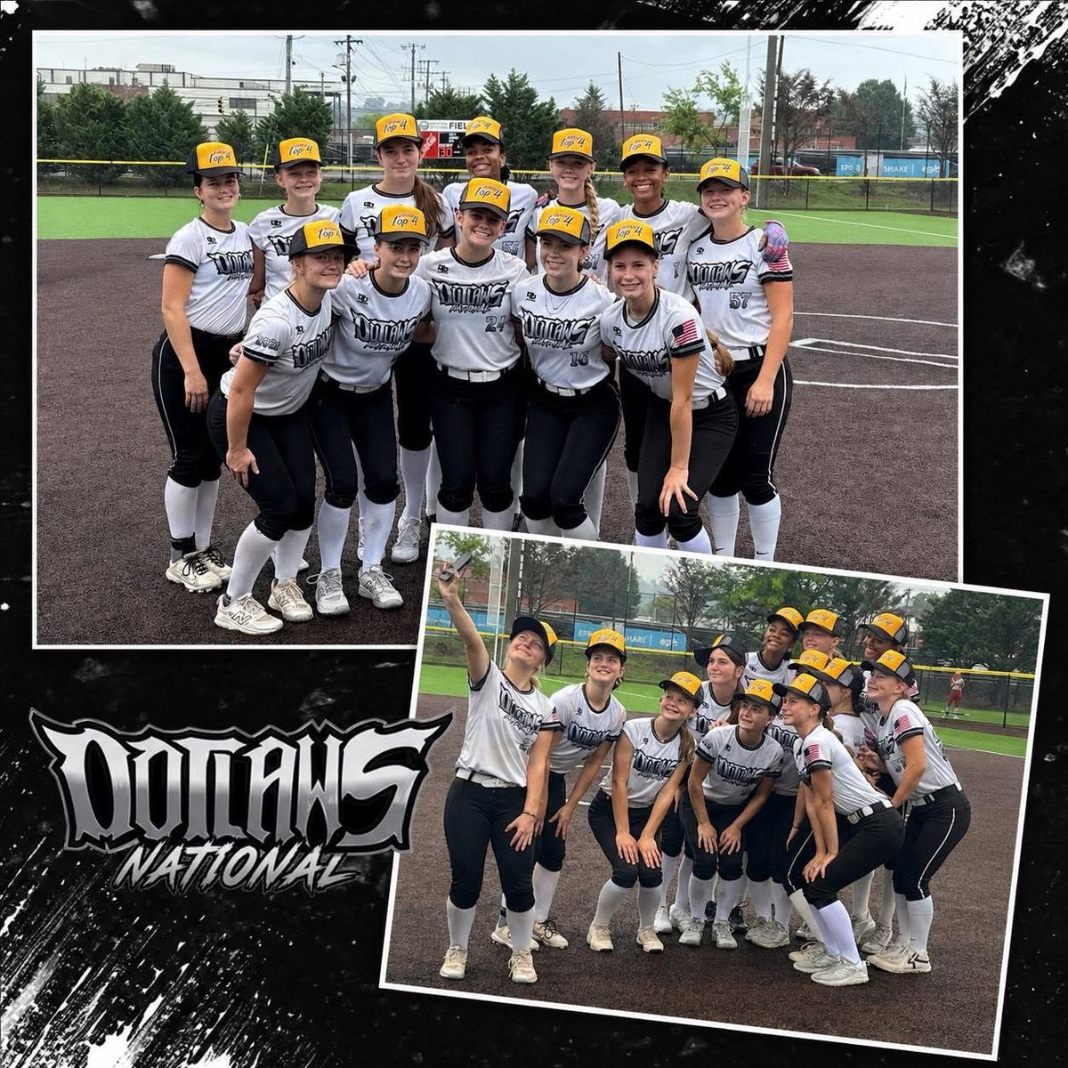 Outlaws2029's tweet photo. With a 2-0 victory over SoCal Athletics, we are one of the last two undefeated teams left at AFON Nationals.

Next up is a 2:30 PM showdown with the undefeated king seat on the line. Win, and we’ll earn that spot heading into the championship game!

Let’s go, Outlaws! 🖤🤍🥎 https://t.co/fotrUgGRyL