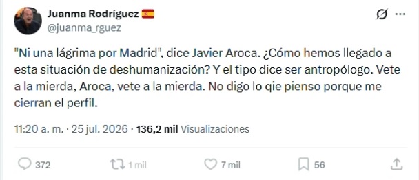 remerikos's tweet photo. ¿Ha dicho recientemente @JavierArocaA en TVE "ni una lágrima por Madrid" refiriéndose a los incendios en Madrid como afirma este tal @juanma_rguez?

Pues sí que lo dijo, pero fue el 13 de junio de 2023. No me consta que nada ardiera ese día en Madrid

Los juzgados abren a las 9 https://t.co/myWiBxf2Nx