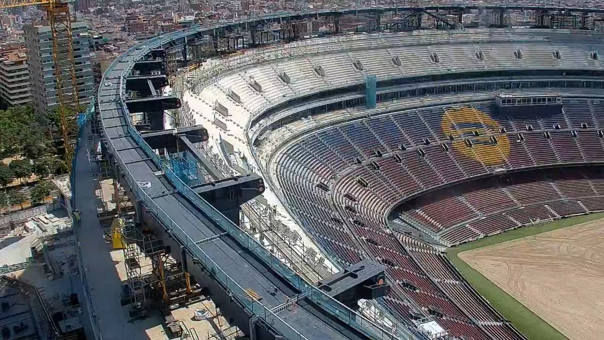 Forca_Fcb's tweet photo. كارمن توريس (MARCA): برشلونة أوقف جميع أعمال إعادة بناء سبوتيفاي كامب نو يوم السبت، حدادًا على العامل الذي توفي خلال تأدية مهامه داخل موقع المشروع يوم الجمعة https://t.co/qOFDW8uJMY