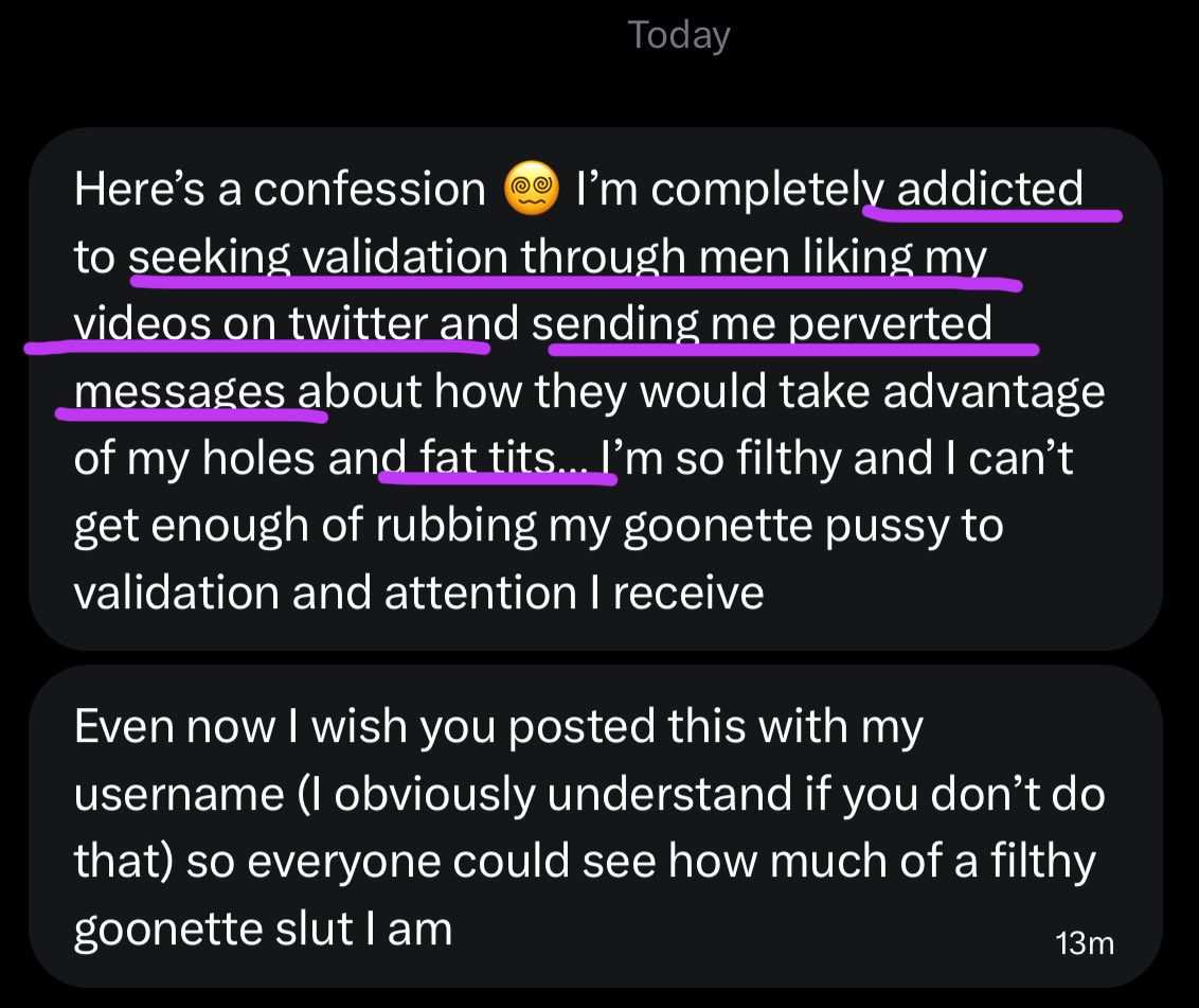 goon4we's tweet photo. Goonette Confession - fat tits and loves attention, rt and 200likes and I tag her so y’all can follow https://t.co/z1fv3KsjeL