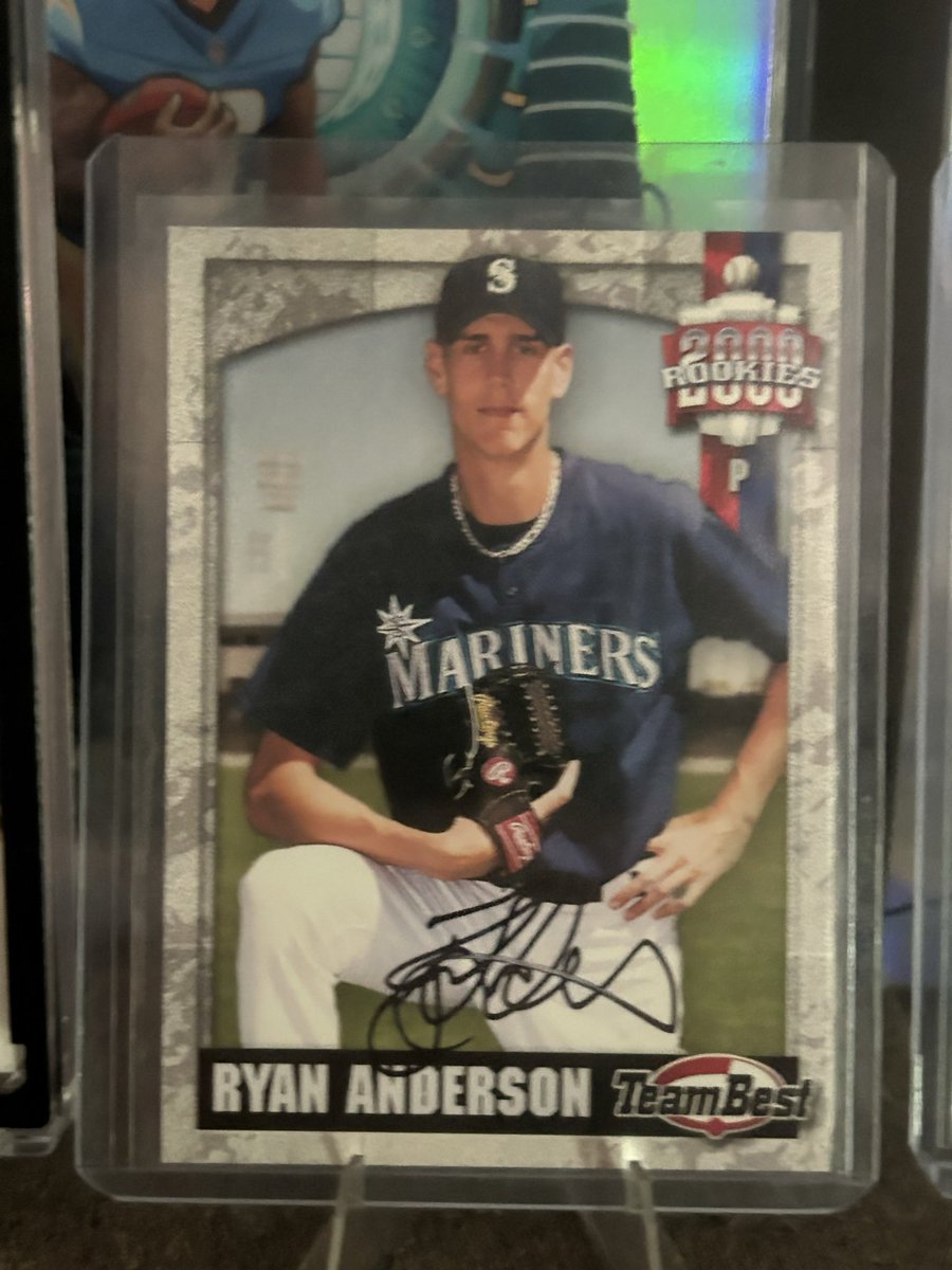 BrokenN3ro's tweet photo. @CardPurchaser One of the biggest what ifs in mariners history. Little unit, Ryan Anderson! https://t.co/LjCuWEidn3