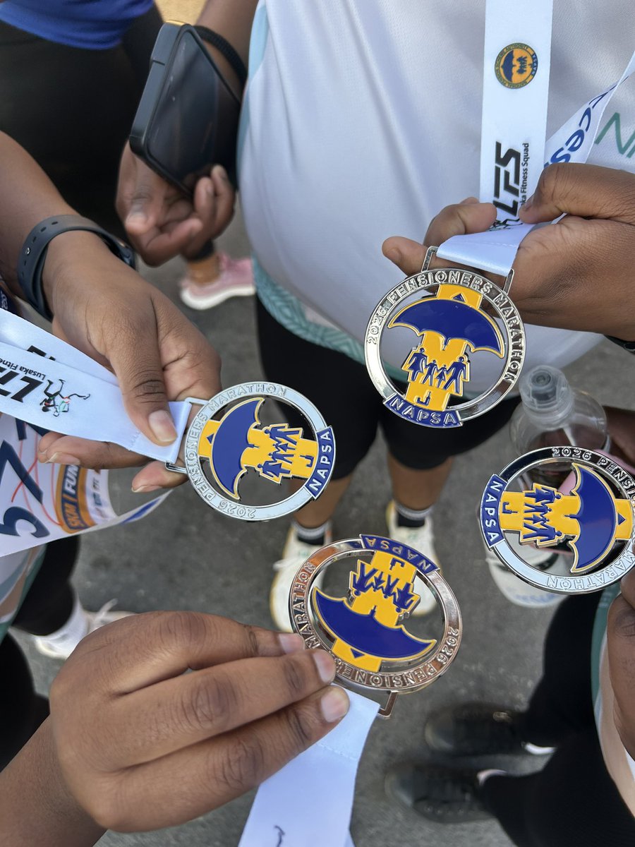Nkwashi_'s tweet photo. Run together. Finish together. Celebrate together. 🏅💚
The Nkwashi team proudly took on the 2026 NAPSA Pensioners Marathon, joining thousands of participants in celebrating health, wellness, and community.
#Nkwashi #PensionersMarathon2026 #TeamNkwashi #RunTogether https://t.co/mX2Nyz7lYr