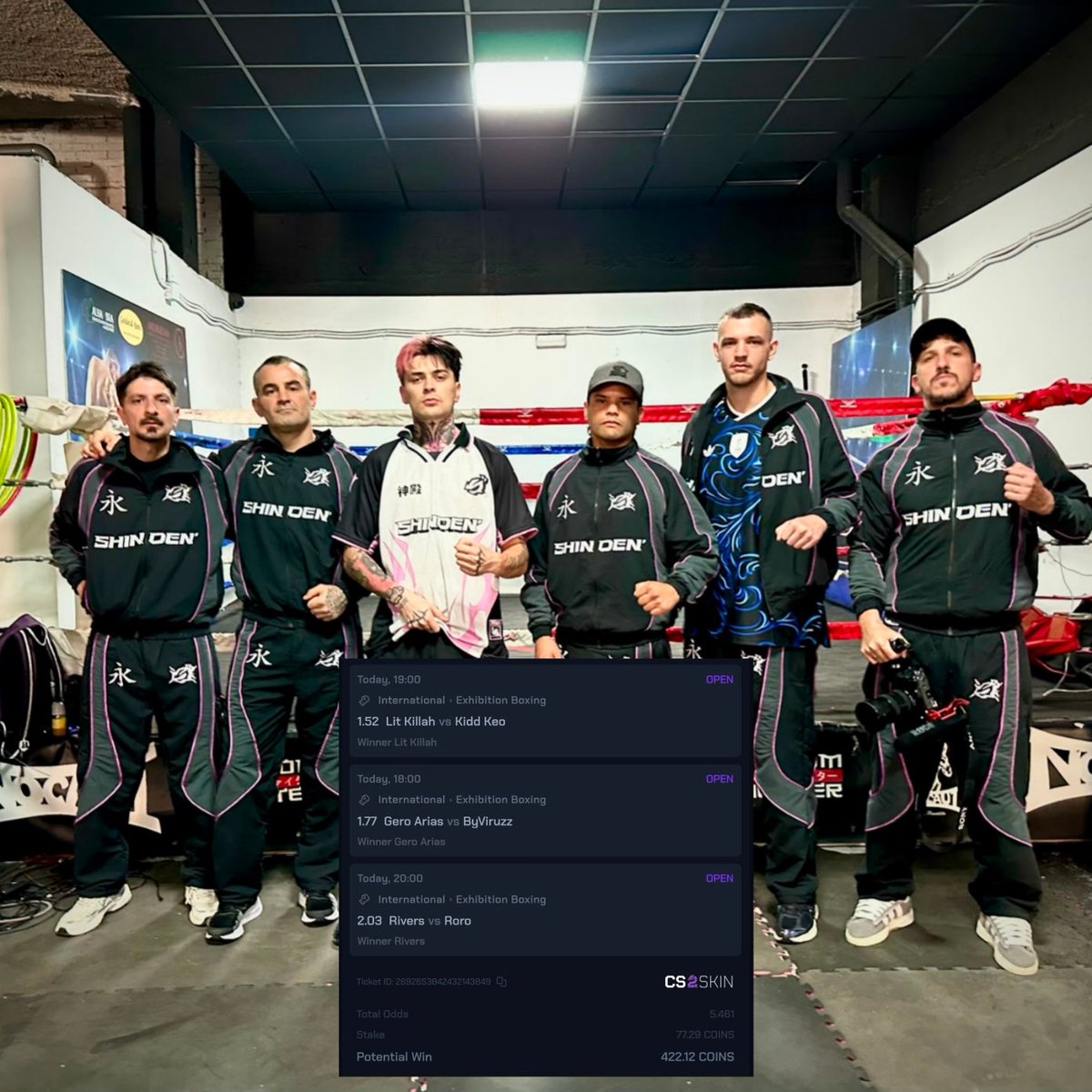 infocsarg's tweet photo. 🇦🇷 Hoy en #LaVeladaDelAñoVI pelea uno de los CEOs de ShindeN: Lit Killah.

Buen conjunto armaron para la ocasión. Estoy para ver al equipo de Counter así en la ESL PRO LEAGUE 👏 https://t.co/NXbSIHvNLg