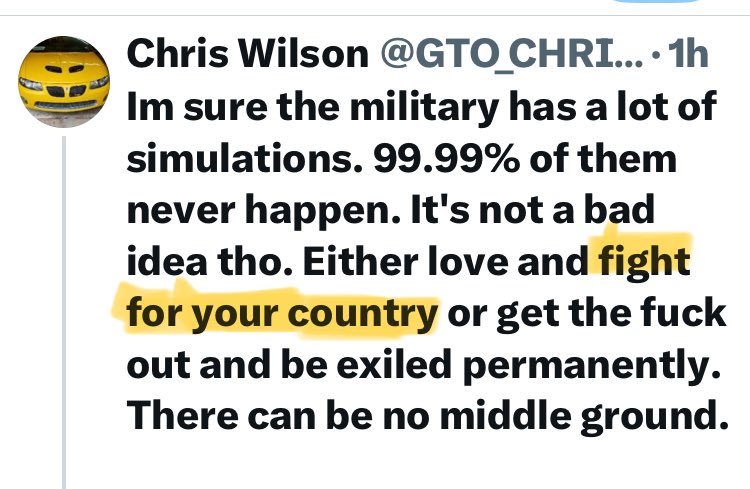Jaclyn1268's tweet photo. @GTO_CHRISW @Patrickwebb The war is not for our country. https://t.co/BoL9BsunJO