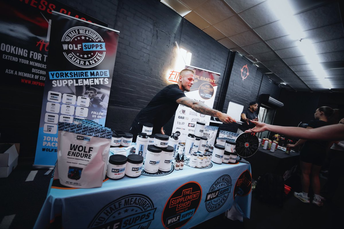 WolfSuppss's tweet photo. It’s always a pleasure to get out there and showcase what we’ve built over the last few years at Wolf Supps. 

I even doubted we’d make it this far at times, but we’ve always stayed true to what we believe in. No Half Measures, &amp; always putting the customer first. https://t.co/UXJmA9xvRO