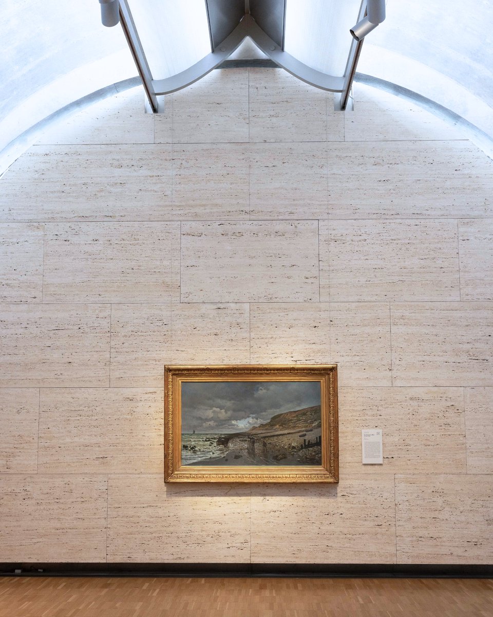 KimbellArt's tweet photo. Escape to the Normandy coast with Claude Monet. 🌊 https://t.co/OIFPAxJxj5