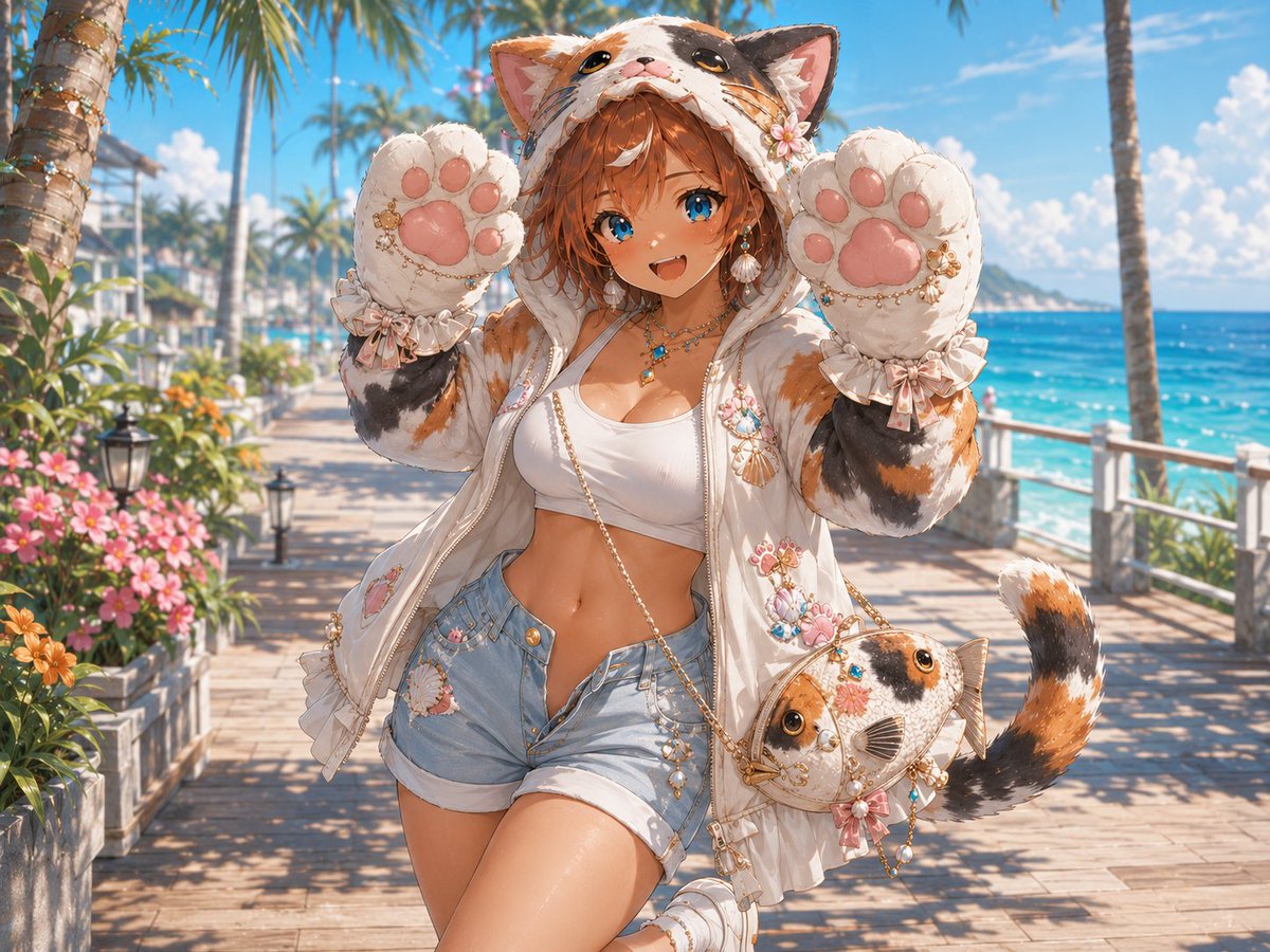 thefeldarrian's tweet photo. I have been working on trying to figure out how to make @MizusPuddle. The water balloons are quite difficult to get right. @TempKitsemptVT is adorable as always. I do think she forgot to wear panties today.
#aiart #Tempai #PuddleAI https://t.co/QYytkibS97