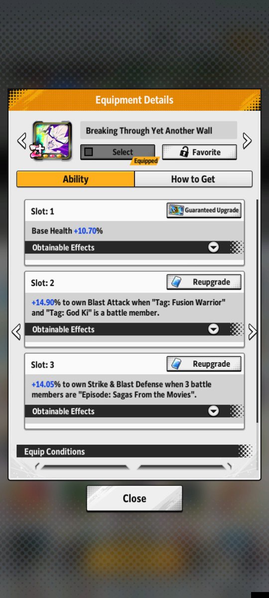 sys02694374's tweet photo. @FunnyName7699 @Deadoof2 Here it is, for some reason the pure strike attack setup ended up doing more dmg for gogeta?? even though the strike equip had a 0.05% disadvantage that could mean it scales off of strike for some reason https://t.co/1jz9rz8Whf
