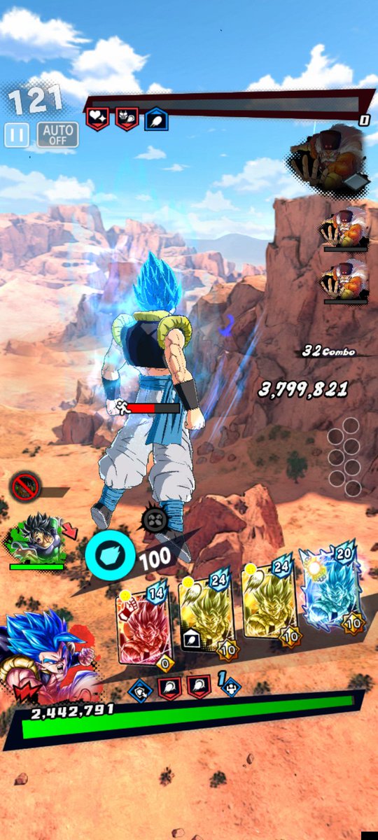 sys02694374's tweet photo. @FunnyName7699 @Deadoof2 Here it is, for some reason the pure strike attack setup ended up doing more dmg for gogeta?? even though the strike equip had a 0.05% disadvantage that could mean it scales off of strike for some reason https://t.co/1jz9rz8Whf